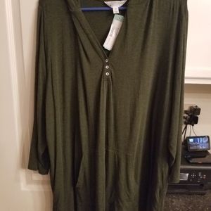 Market Spruce Shirt 3X Stitch Fix 3/4 Length